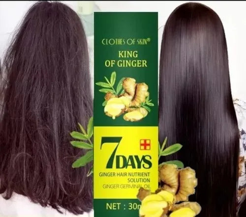 King of Ginger 7 Days – Suero Natural Anticaída y Crecimiento Capilar