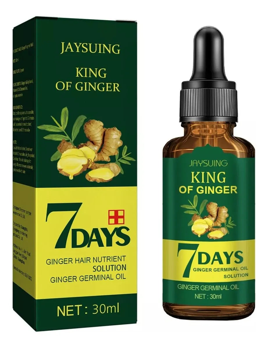 King of Ginger 7 Days – Suero Natural Anticaída y Crecimiento Capilar