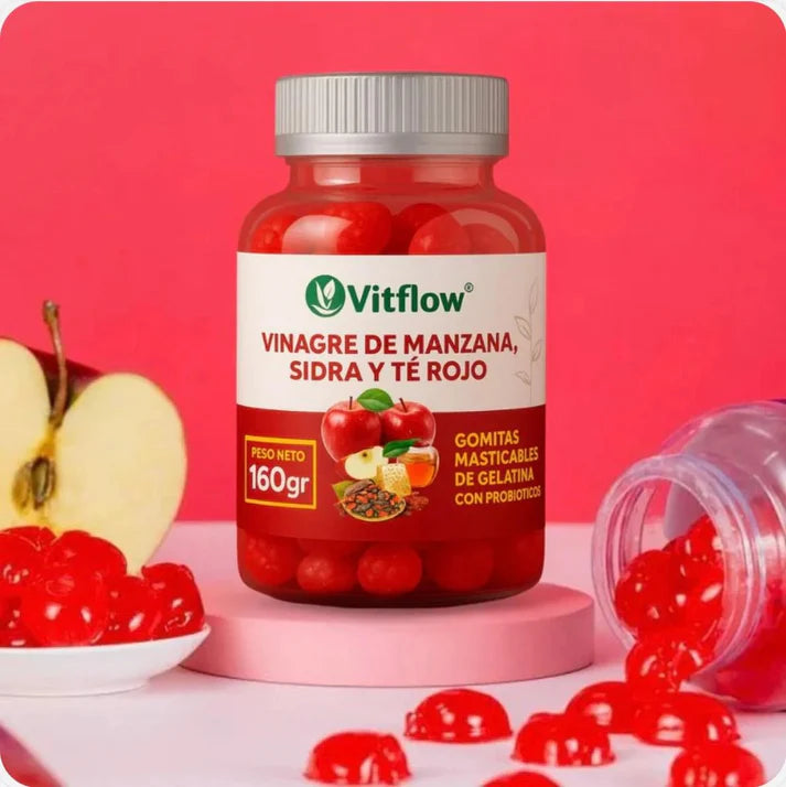Gomas de Vinagre de Manzana que controlan tus antojos en 7 días.